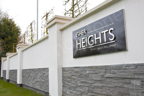 Esher Heights Stacked Stone Cladding