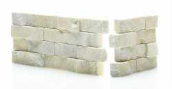 Ivory Stacked Stone Cladding Sample