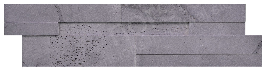 Graphite Lava Stone - stone cladding panel