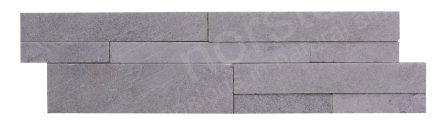 Silver Grey Quartz - stone cladding panel